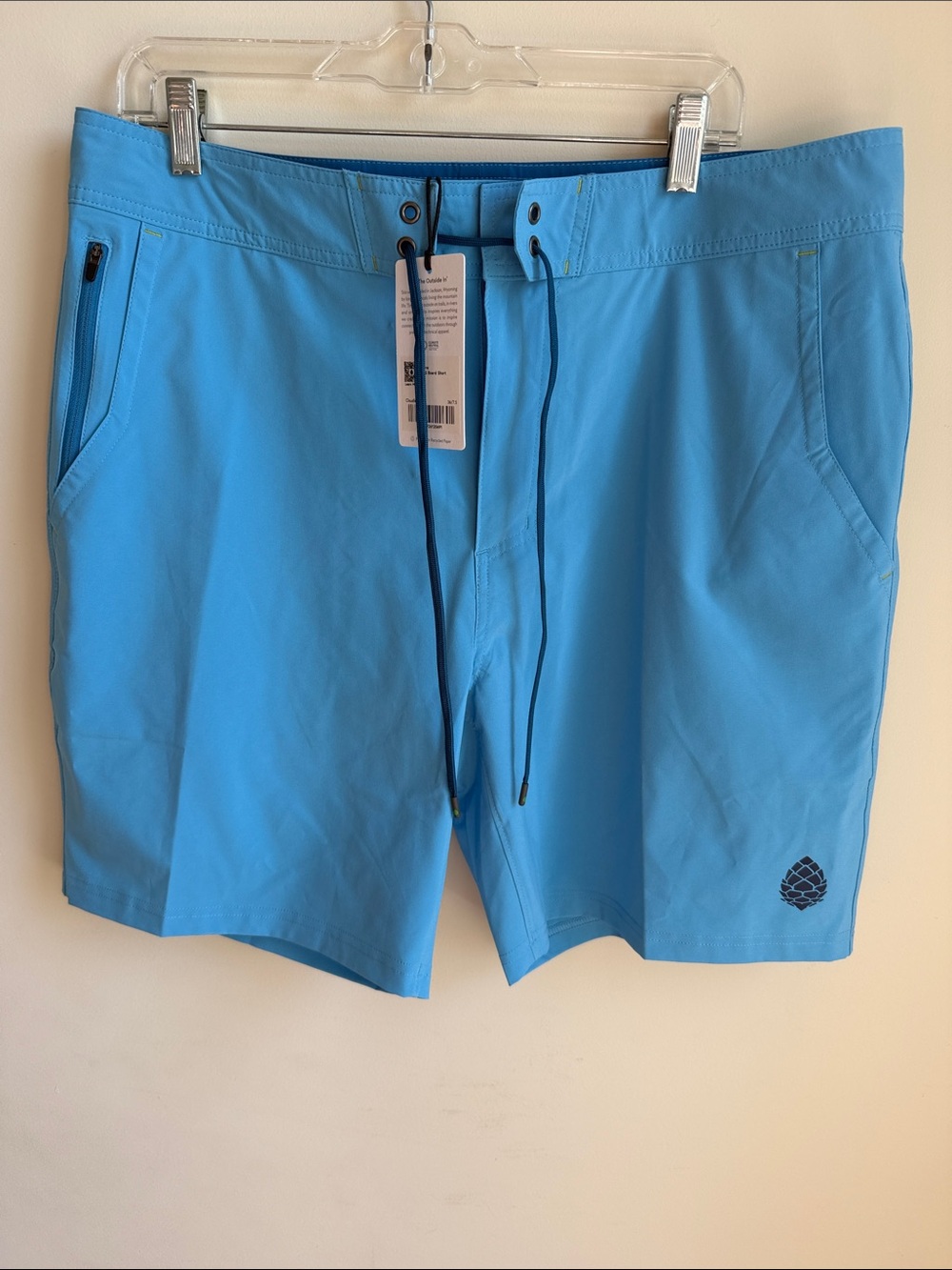 Stio Performance Men's CFS Board Short 7.5" Cloudless Blue New